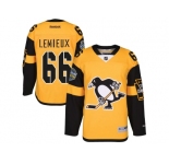 Men's Pittsburgh Penguins #66 Mario Lemieux Gold 2017 Stadium Series Stitched NHL Jersey
