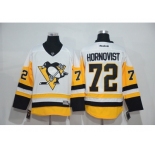 Men's Pittsburgh Penguins #72 Patric Hornqvist White New Away Stitched NHL Jersey