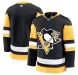 Men's Pittsburgh Penguins Blank Black 2024-25 Home Stitched Hockey Jersey