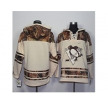 Men's Pittsburgh Penguins Blank Cream Camo Stitched NHL Jersey