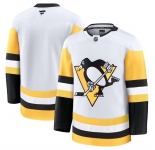 Men's Pittsburgh Penguins Blank White 2024-25 Away Stitched Hockey Jersey