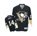 Men's Reebok Pittsburgh Penguins #14 Chris Kunitz Authentic Black Home NHL Jersey