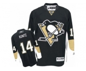 Men's Reebok Pittsburgh Penguins #14 Chris Kunitz Authentic Black Home NHL Jersey