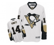 Men's Reebok Pittsburgh Penguins #14 Chris Kunitz Premier White Away NHL Jersey