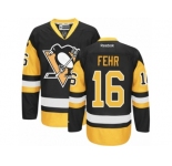 Men's Reebok Pittsburgh Penguins #16 Eric Fehr Premier Black Gold Third NHL Jersey