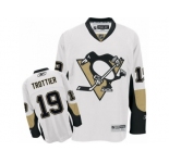 Men's Reebok Pittsburgh Penguins #19 Bryan Trottier Authentic White Away NHL Jersey
