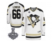 Men's Reebok Pittsburgh Penguins #66 Mario Lemieux Authentic White 2014 Stadium Series 2017 Stanley Cup Final NHL Jersey