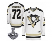 Men's Reebok Pittsburgh Penguins #72 Patric Hornqvist Authentic White 2014 Stadium Series 2017 Stanley Cup Final NHL Jersey