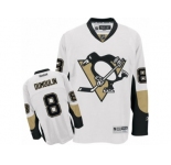 Men's Reebok Pittsburgh Penguins #8 Brian Dumoulin Premier White Away NHL Jersey