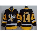 NHL Pittsburgh Penguins #14 Chris Kunitz Black Throwback jerseys