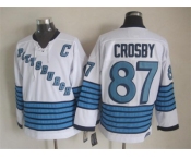 NHL Pittsburgh Penguins #87 Sidney Crosby Throwback white jerseys