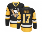 Pittsburgh Penguins #17 Bryan Rust Black Alternate Stitched NHL Jersey