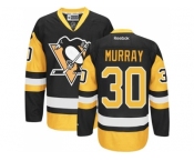 Pittsburgh Penguins #30 Matt Murray Black Alternate Stitched NHL Jersey