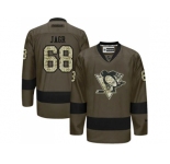 Pittsburgh Penguins #68 Jaromir Jagr Green Salute to Service Stitched NHL Jersey