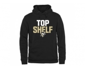 Pittsburgh Penguins Black Top Shelf Pullover Hoodie