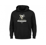 Pittsburgh Penguins Majestic Black Critical Victory VIII Pullover Hoodie