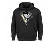 Pittsburgh Penguins Majestic Black Game Reflex Pullover Hoodie