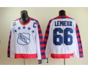 nhl Pittsburgh Penguins #66 Lemieux all star 75th Anniversary white CCM