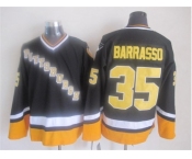 nhl jerseys pittsburgh penguins #35 barrasso black-yellow[new]