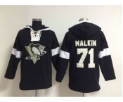 nhl jerseys pittsburgh penguins #71 malkin black-white[pullover hooded sweatshirt]