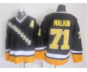 nhl jerseys pittsburgh penguins #71 malkin black-yellow[new]