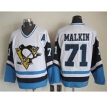 nhl jerseys pittsburgh penguins #71 malkin white-blue[patch A][2015 new]