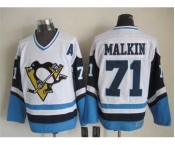 nhl jerseys pittsburgh penguins #71 malkin white-blue[patch A][2015 new]