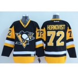 nhl jerseys pittsburgh penguins #72 hornovist black-yellow