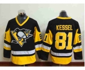 nhl jerseys pittsburgh penguins #81 kessel black-yellow[kessel]