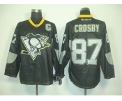 nhl jerseys pittsburgh penguins #87 crosby black[2011 new]
