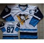 nhl jerseys pittsburgh penguins #87 crosby white[2013 new patch C]