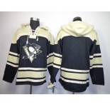 nhl jerseys pittsburgh penguins blank black-cream[pullover hooded sweatshirt]