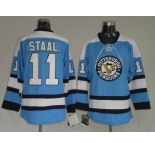 nhl pittsburgh penguins #11 staal blue