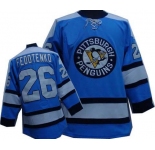 nhl pittsburgh penguins #26 fedotenko blue