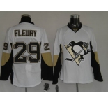 nhl pittsburgh penguins #29 fleury white