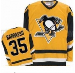 nhl pittsburgh penguins #35 borrasso m&n yellow