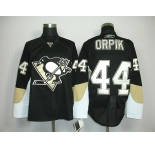 nhl pittsburgh penguins #44 orpik black