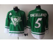 nhl pittsburgh penguins #5 engelland green [2011 new]