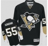 nhl pittsburgh penguins #55 gonchar black