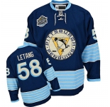 nhl pittsburgh penguins #58 letang blue [2011 winter classic]