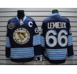 nhl pittsburgh penguins #66 lemieux blue [2011 winter classic]