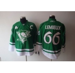 nhl pittsburgh penguins #66 lemieux green [2011 new]