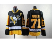 nhl pittsburgh penguins #71 malkin m&n black