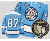 nhl pittsburgh penguins #87 crosby lt.blue winter classic