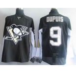 nhl pittsburgh penguins #9 dupuis black
