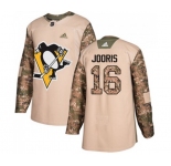 Youth Adidas Pittsburgh Penguins #16 Josh Jooris Authentic Camo Veterans Day Practice NHL Jersey