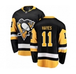 Youth Pittsburgh Penguins #11 Jimmy Hayes Authentic Black Home Fanatics Branded Breakaway NHL Jersey