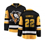 Youth Pittsburgh Penguins #22 Matt Hunwick Fanatics Branded Black Home Breakaway NHL Jersey