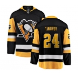 Youth Pittsburgh Penguins #24 Jarred Tinordi Fanatics Branded Black Home Breakaway NHL Jersey