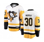 Youth Pittsburgh Penguins #30 Matt Murray Fanatics Branded White Away Breakaway NHL Jersey